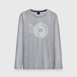 Мужской лонгслив Music vinyl