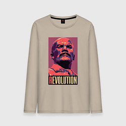 Мужской лонгслив Lenin revolution