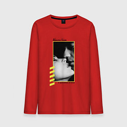 Лонгслив хлопковый мужской Depeche Mode a question of lust, цвет: красный