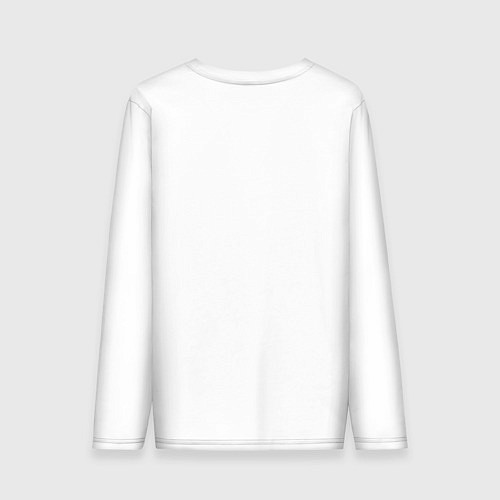 Мужской лонгслив Плюшевый медвежонок танцор / Белый – фото 2