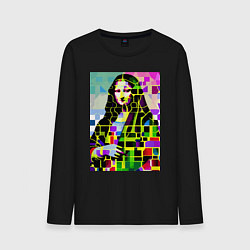 Мужской лонгслив Mona Lisa - mosaic pop art