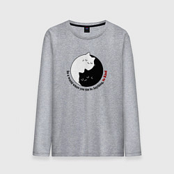 Мужской лонгслив In a world where you can be anything be Kind