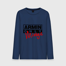 Лонгслив хлопковый мужской Armin Only: Mirage, цвет: тёмно-синий