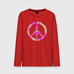 Мужской лонгслив Pink peace