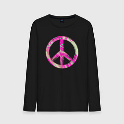 Мужской лонгслив Pink peace