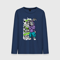 Мужской лонгслив Урбан граффити с кроликом