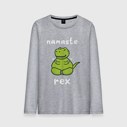 Мужской лонгслив Namaste Rex