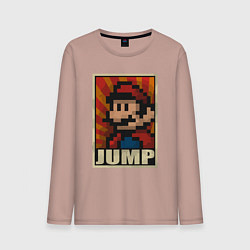 Мужской лонгслив Jump Mario