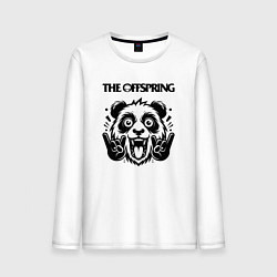 Лонгслив хлопковый мужской The Offspring - rock panda, цвет: белый
