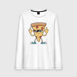 Мужской лонгслив Pizza fuck