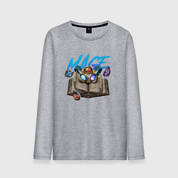 Лонгслив хлопковый мужской Mage - Last Epoch, цвет: меланж