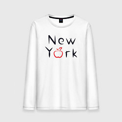 Мужской лонгслив New York apple