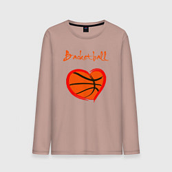 Мужской лонгслив Basket love