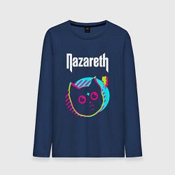 Мужской лонгслив Nazareth rock star cat