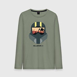Мужской лонгслив Helldivers: Paratrooper Helmet