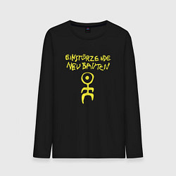 Лонгслив хлопковый мужской Einstrzende Neubauten - New album, цвет: черный