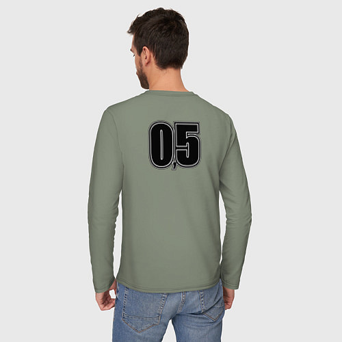 Мужской лонгслив NAA - алкогольная ассоциация / Авокадо – фото 4
