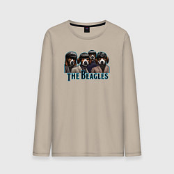 Мужской лонгслив Beatles beagles