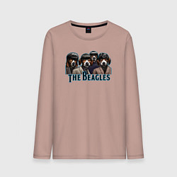 Мужской лонгслив Beatles beagles