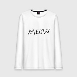 Мужской лонгслив Мяу котики