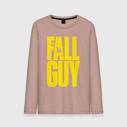 Мужской лонгслив The fall guy logo