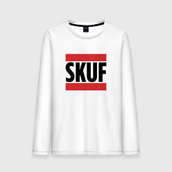 Мужской лонгслив Skuf - красные линии