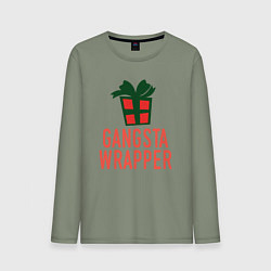 Мужской лонгслив Gangsta wrapper