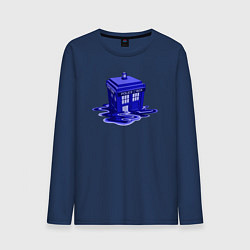 Мужской лонгслив Tardis ink