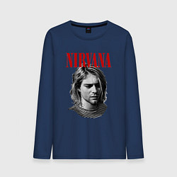 Мужской лонгслив Nirvana kurt donald cobain