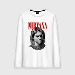 Мужской лонгслив Nirvana kurt donald cobain