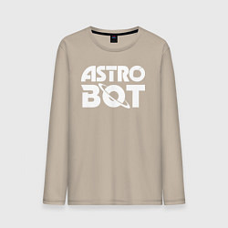 Мужской лонгслив Astro bot logo