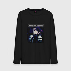 Лонгслив хлопковый мужской Depeche Mode - Devotional in your room, цвет: черный