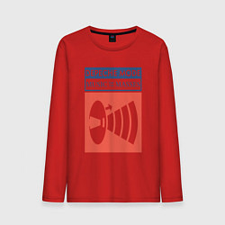 Лонгслив хлопковый мужской Depeche Mode - Music for the masses merch, цвет: красный