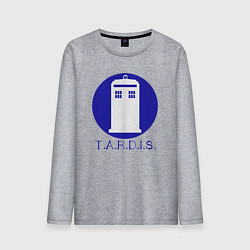 Мужской лонгслив Blue tardis