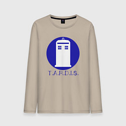 Мужской лонгслив Blue tardis