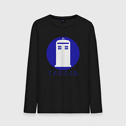 Мужской лонгслив Blue tardis