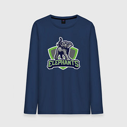 Мужской лонгслив Elephants