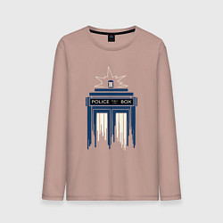 Мужской лонгслив Light tardis