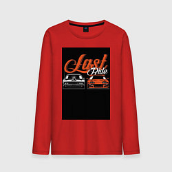 Лонгслив хлопковый мужской Форсаж последний заезд, цвет: красный