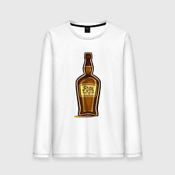 Лонгслив хлопковый мужской Rum, цвет: белый