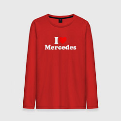 Мужской лонгслив I love Mercedes