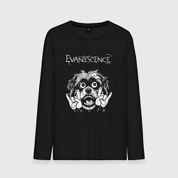 Мужской лонгслив Evanescence rock dog