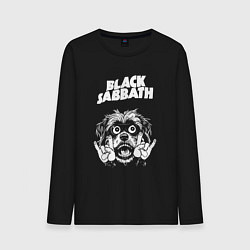 Мужской лонгслив Black Sabbath rock dog