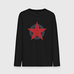 Мужской лонгслив Red star symbol