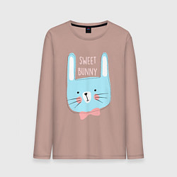 Мужской лонгслив Sweet bunny