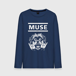 Мужской лонгслив Muse rock dog