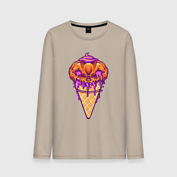 Мужской лонгслив Halloween ice cream