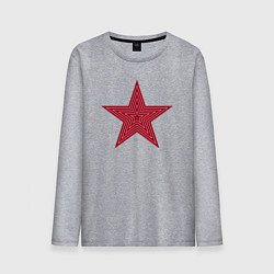 Мужской лонгслив USSR red star