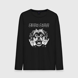 Мужской лонгслив Crystal Castles rock dog