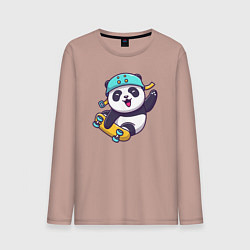 Мужской лонгслив Skater panda